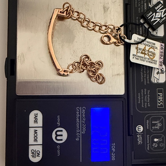 Levian 14k Gold Chain Bracelet. - Picture 11 of 12